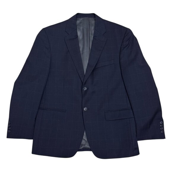 BELLISSIMO 2-piece Wool Business Casual Formal Blazer Jacket Pants SUIT Mens 40S - Picture 4 of 11